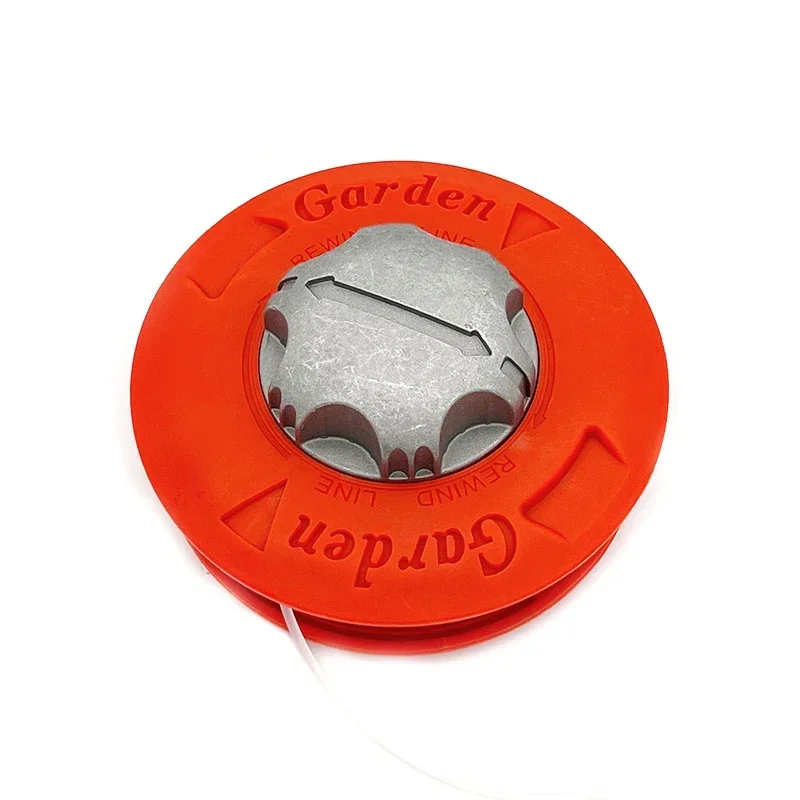 Universal Aluminum Trimmer Head Bump Feed Line Strimmer Replacement For Grass Brush Cutter Lawn Mower Weed Eater 1 Pc