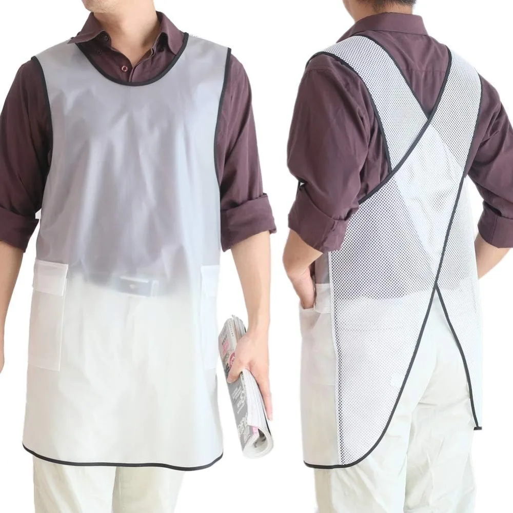

Linen Cross Back Cooking Aprons for Women Men with Pockets Cute for Baking Kitchen