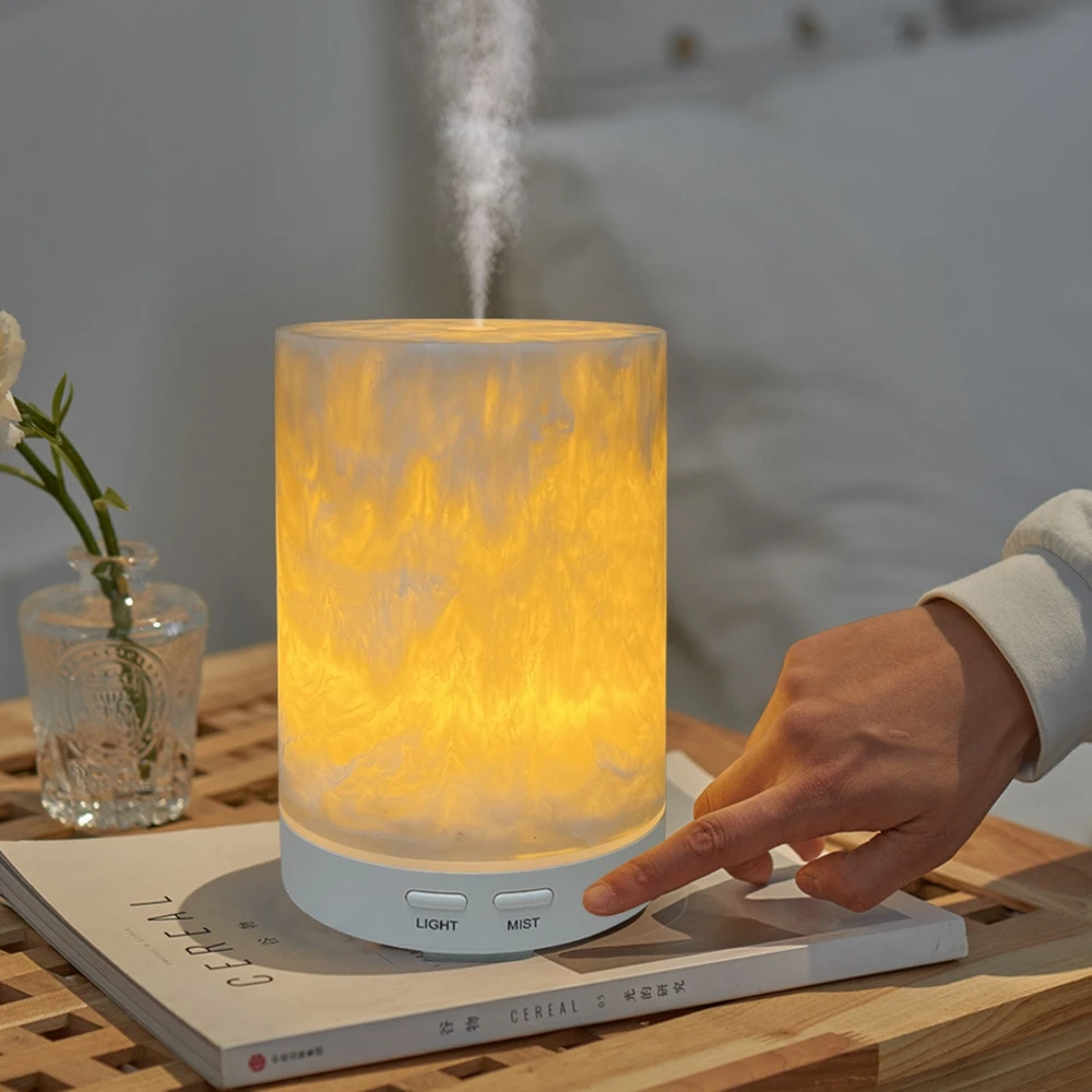 

ABHI Atmosphere Sense Air Humidifier Essential Oil Aroma Diffuser - Warm Lights Aromatherapy Machine Mist Maker
