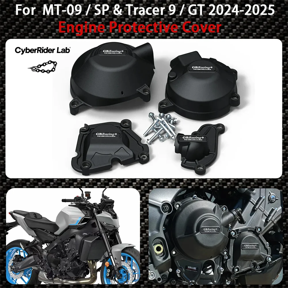 

Защитная крышка двигателя MT-09 SP 2025 для Yamaha MT09 SP mt09 Tracer9 GT Tracer 900GT 2024 + детали мотоцикла