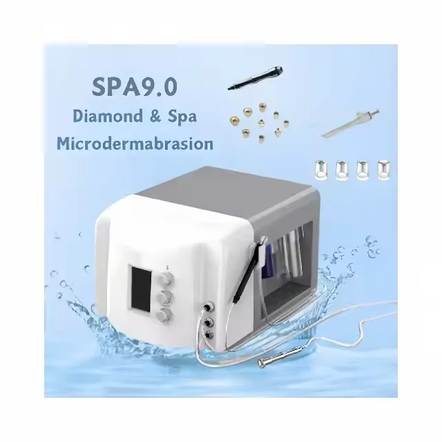 2 in 1 Small Bubble Acne Treatment Facial Body Cleansing Device Vacuum Blackhead Remover Water Aqua Peeling Dermabrasion Machine