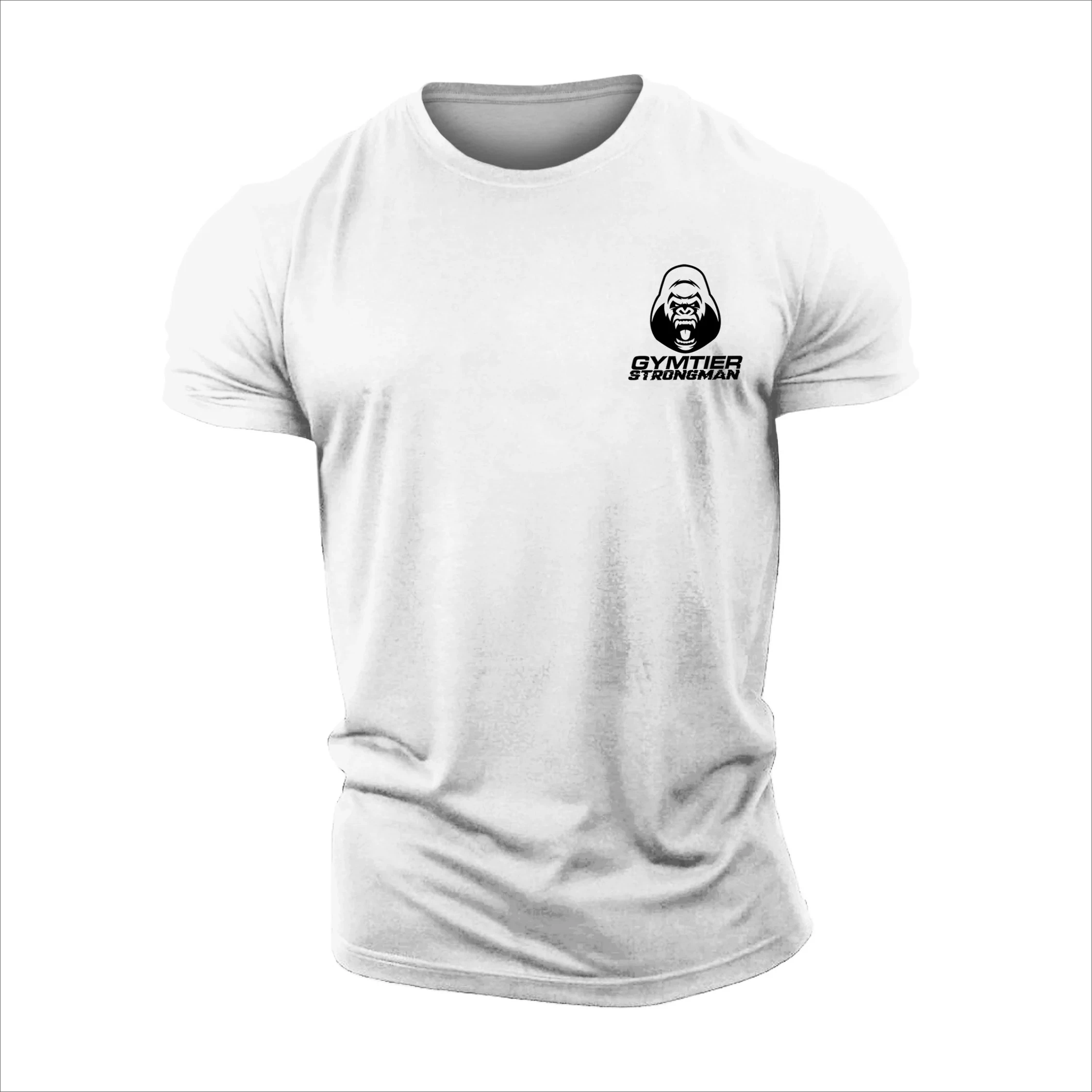 

Strongman Beast с графическим принтом, летние роскошные брендовые хлопковые мужские и женские футболки с короткими рукавами, тренд уличной моды