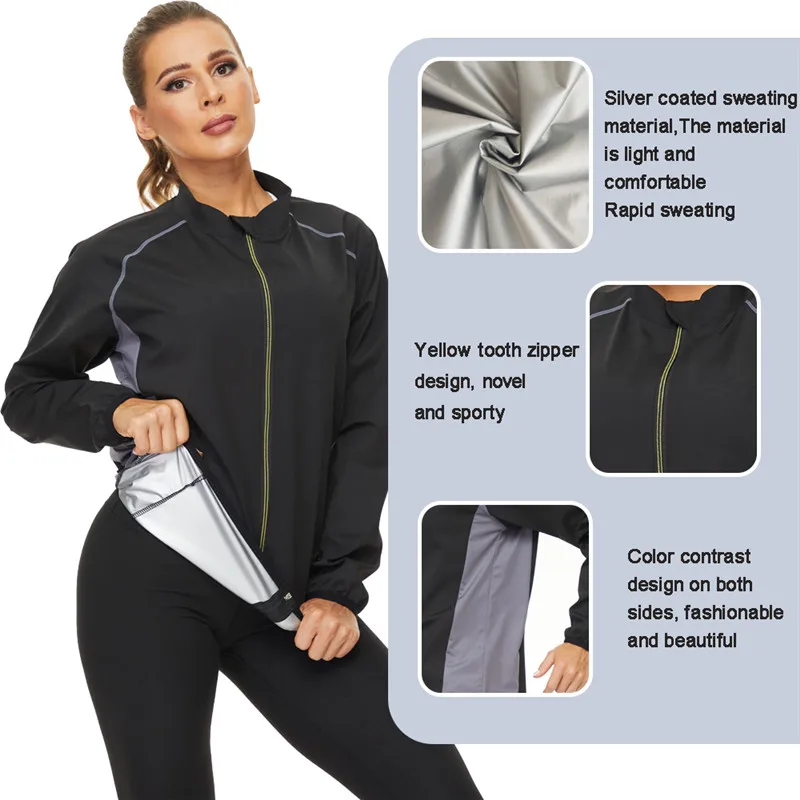 LAZAWG Woman Neoprene Sauna Shapewear Hot Body Shaper Sweat Gym Slimming Workout Waist Trimmer Suit Hot Sweat Shirts Tank Topss