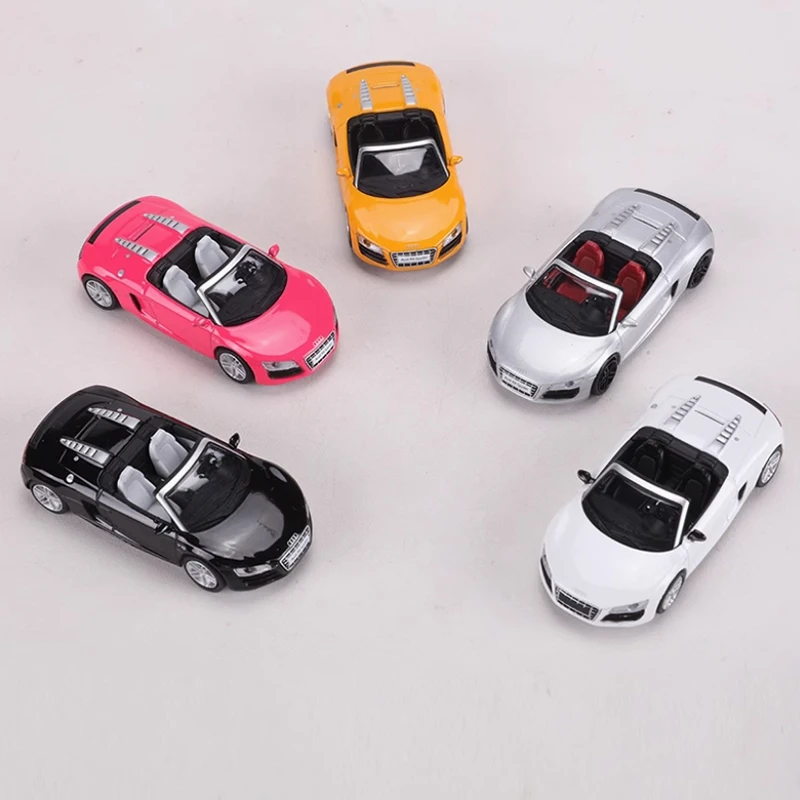 

SHADOW 1:64 масштаб 2010 R8 V10 Spyder сплав имитация модели автомобиля коллекция украшенные праздничные подарки игрушки сувенир статический дисплей