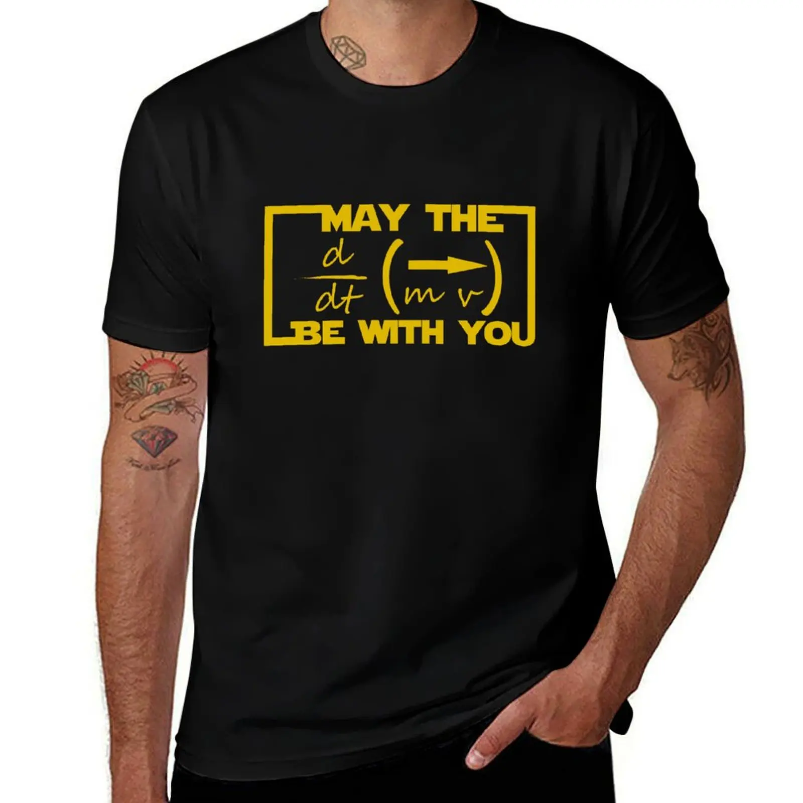 May the Equation be with you T-Shirt Basic Plain Tee for Spring and Summer T-Shirt