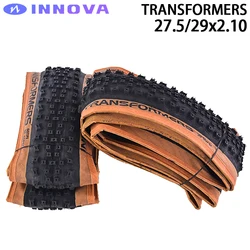 INNOVA 27.5 29x2.10 TRANSFORMERS Tubeless Yellow Edge Folding Tire for Road Gravel XC Tracks MTB Off-Road Bicycle Cycling Parts