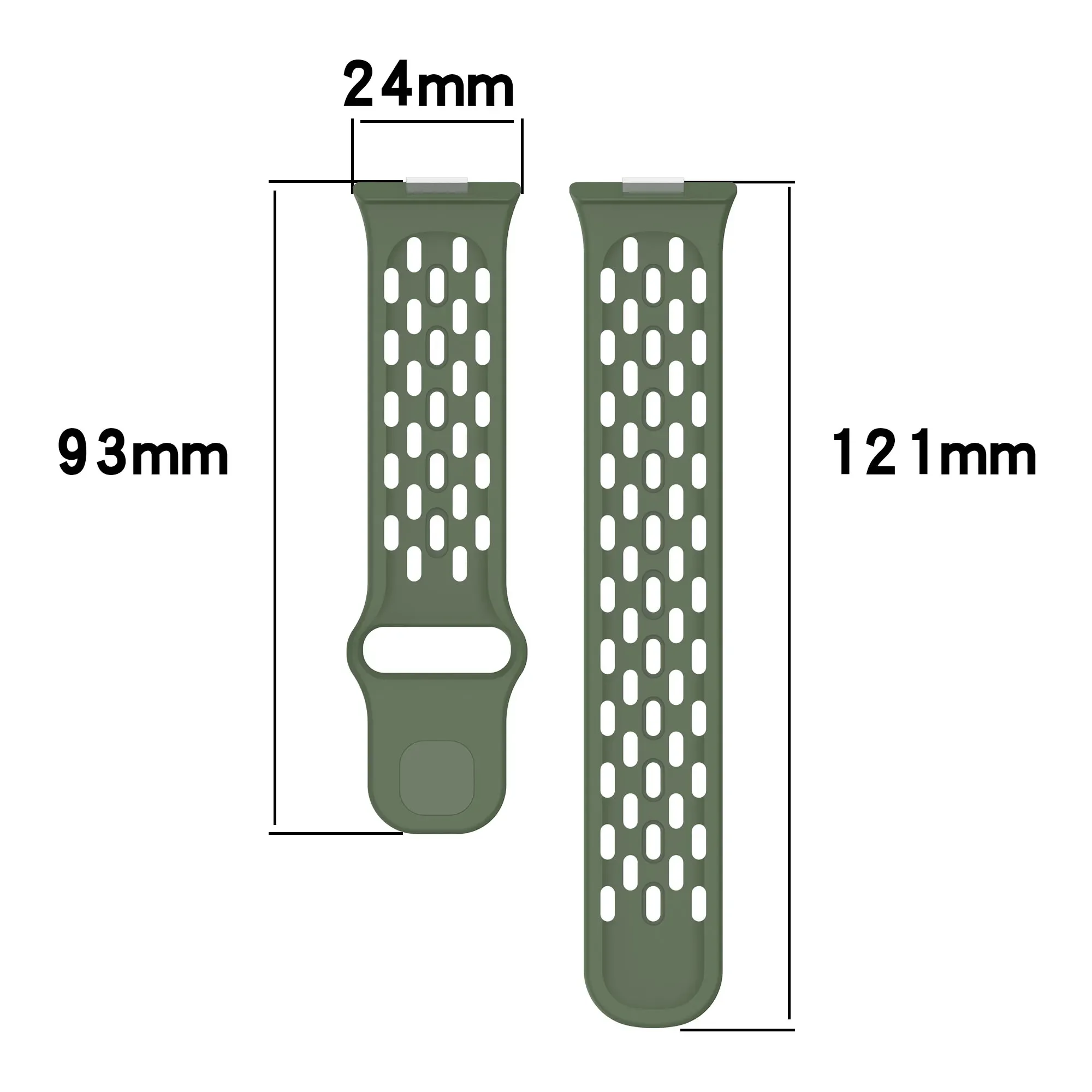 Silikonarmband für Redmi Watch 6 Active 6 Lite 6 5 4 Sportliches Komfortables Armband für Xiaomi Mi Band 10 Pro 9 Pro 8 Pro – Detail 3
