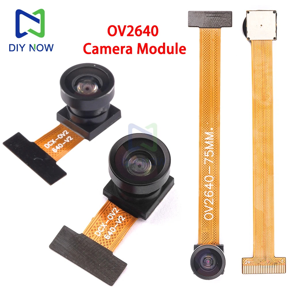 Ov2640 Camera Module 00 Megapixel Dvp Interface Esp32 Mcu Camera 160 Degree 12/75nm Night Vision For Esp32 Cam 2.4G Wifi Module