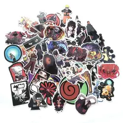 70pcs Naruto Cartoon Stickers Decoration Mobile Phone Case Laptop Suitcase Waterproof Stickers Supplies