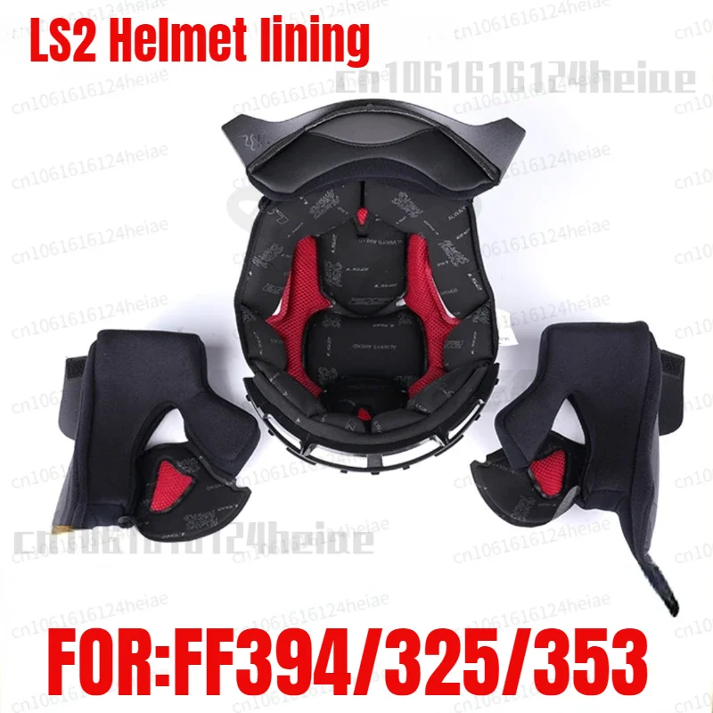 Original Ls2 Helmet Lining FF394 Full Helmet Liner FF370 FF325 FF353 Helmet Inner Cotton Helmet Accessories