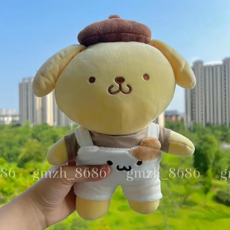 

Кукла Sanrio Pom Pom Purin, мягкая аниме, желтая собака, плюшевые игрушки в японском стиле, милая плюшевая игрушка, диван-кровать, домашний декор, подарки