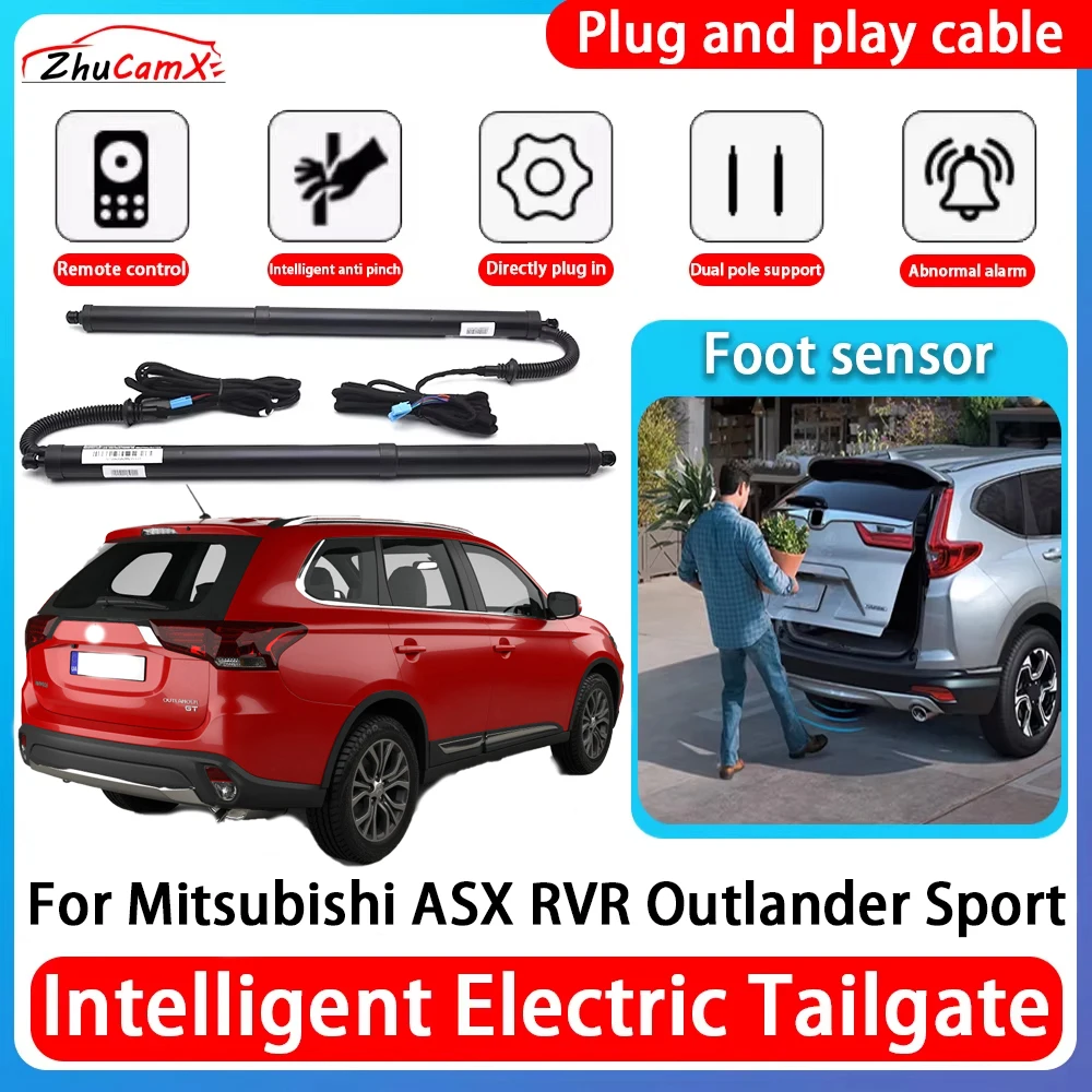 ZhuCamX Car Power Trunk Electric Suction Tailgate Intelligent Tail Gate Lift Strut For Mitsubishi ASX RVR Outlander Sport