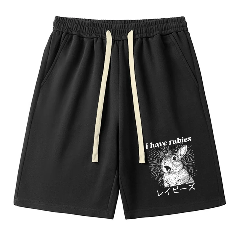 

Funny Rabbit Novel Printed Casual Jogging 3D Shorts Men's Shorts Women's Loose Drawstring Outdoor Sports Shorts