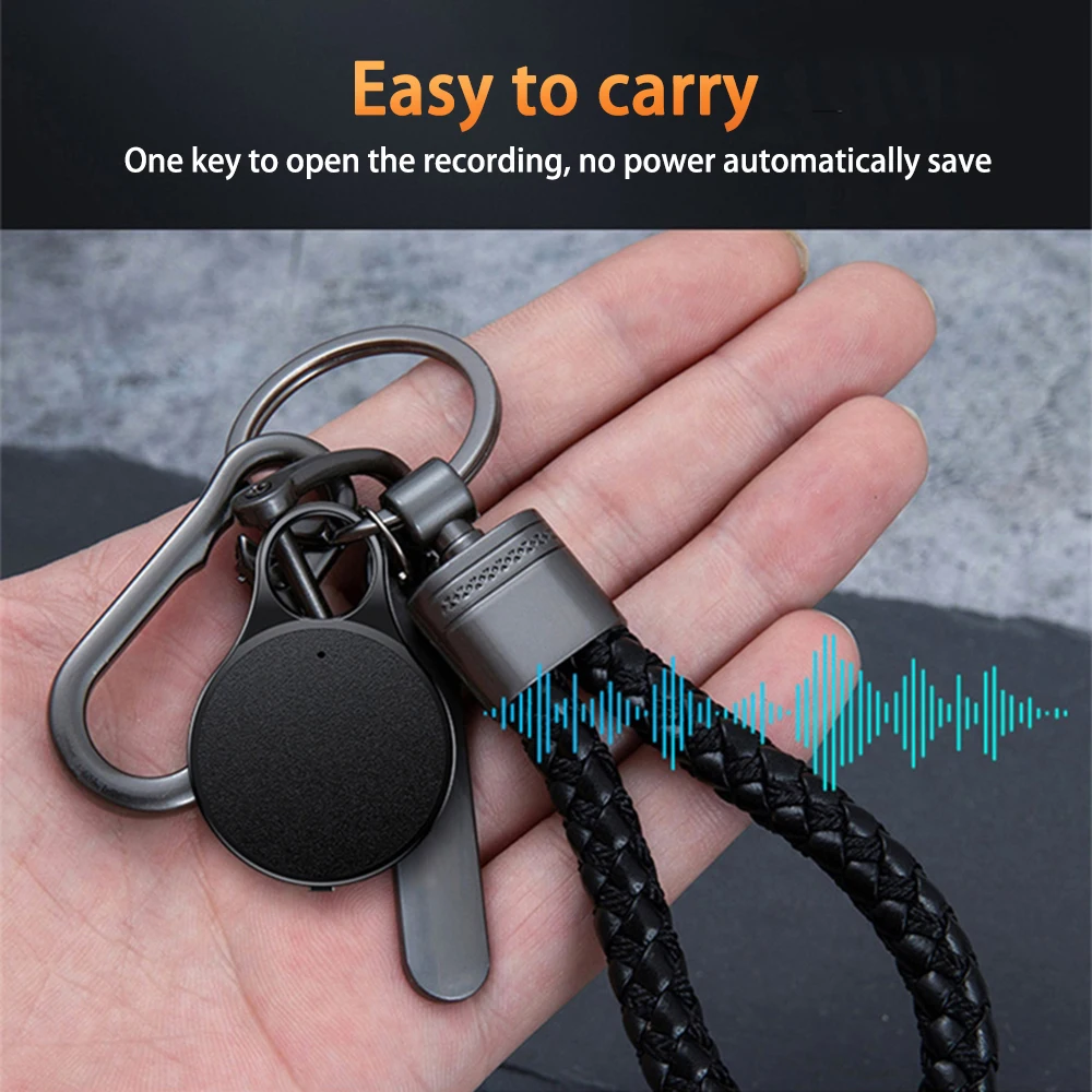 Multi-functional Pendant Mini Recorder Key-shaped MP3 Voice-activated 8G 16G 32G Noise Reduction Audio Recording MP3 Player