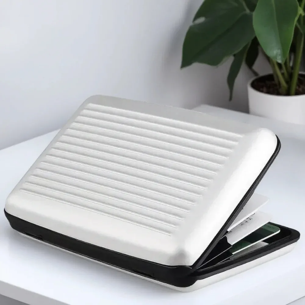 Aluminum Wallet Card Holder Anti-RFID Men Credit Card Protector Hard Case RFID Blocking Dropship