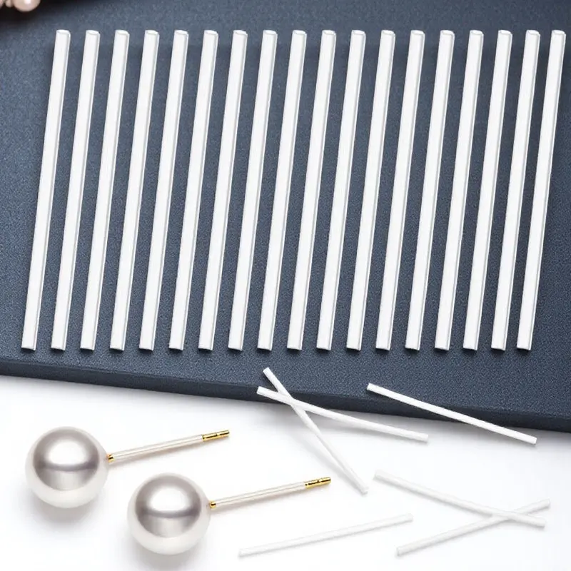 50Pcs Earring Protector Anti-Sensitive Sleeves for Sensitive Ears Hypoallergenic Piercing Jewelry Accessories Comfortable Wear