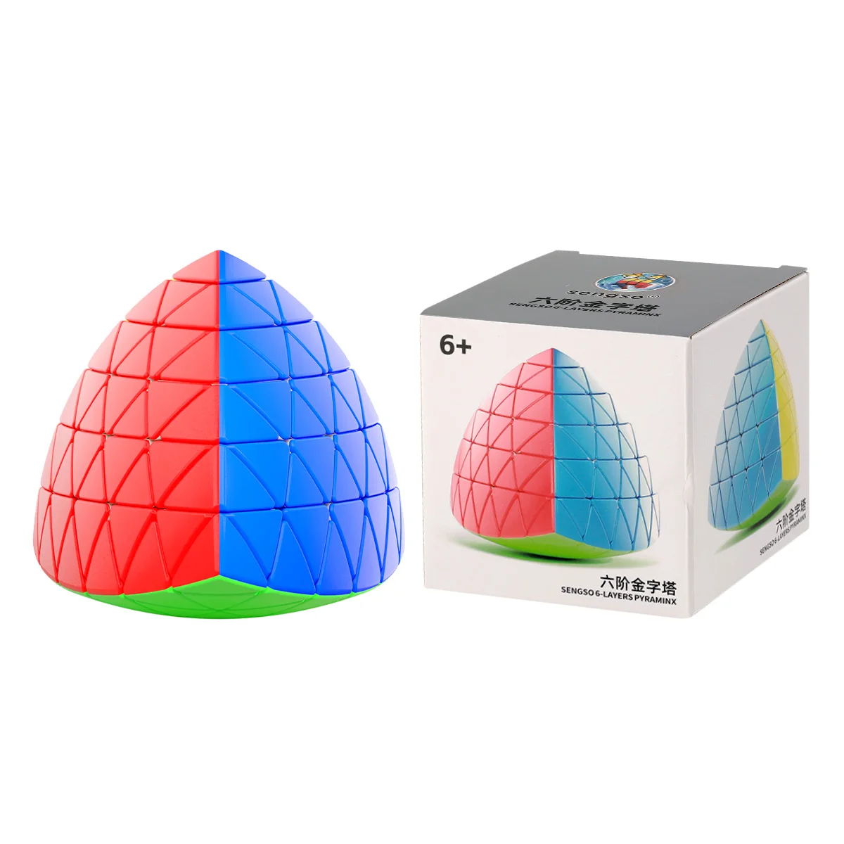 SengSo 6x6 Pyraminx Magic Cube  ShengShou 6x6 Pyraminx Speed Cube Profession Puzzle Toys Kid Gift Magico Cubo Puzzle