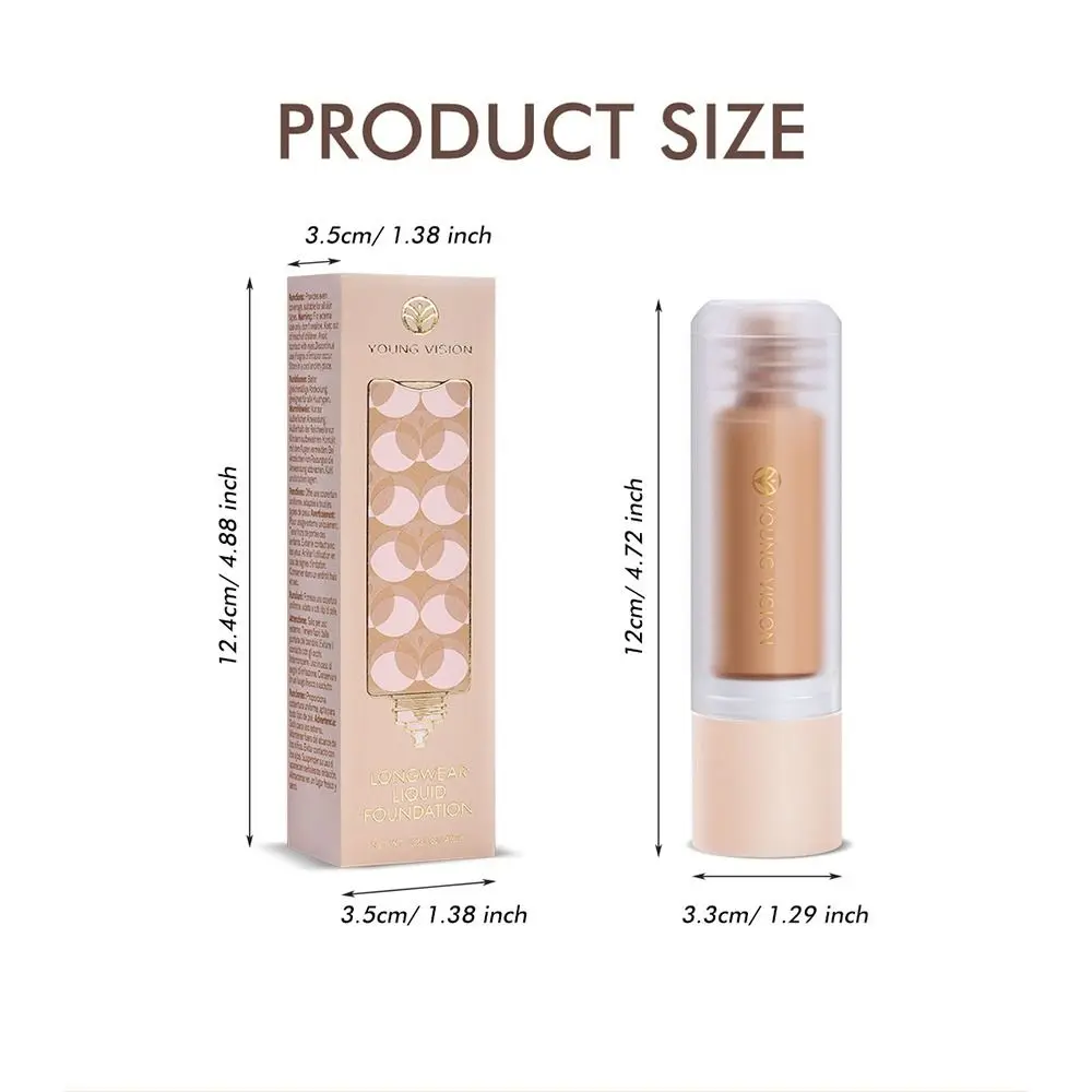 Hete Hoes Donkere Kringen Gezicht Foundation Waterdichte Olie-Controle Concealer Vochtinbrengende, Duurzame Gezichtscrème Gezichtsmake-Up