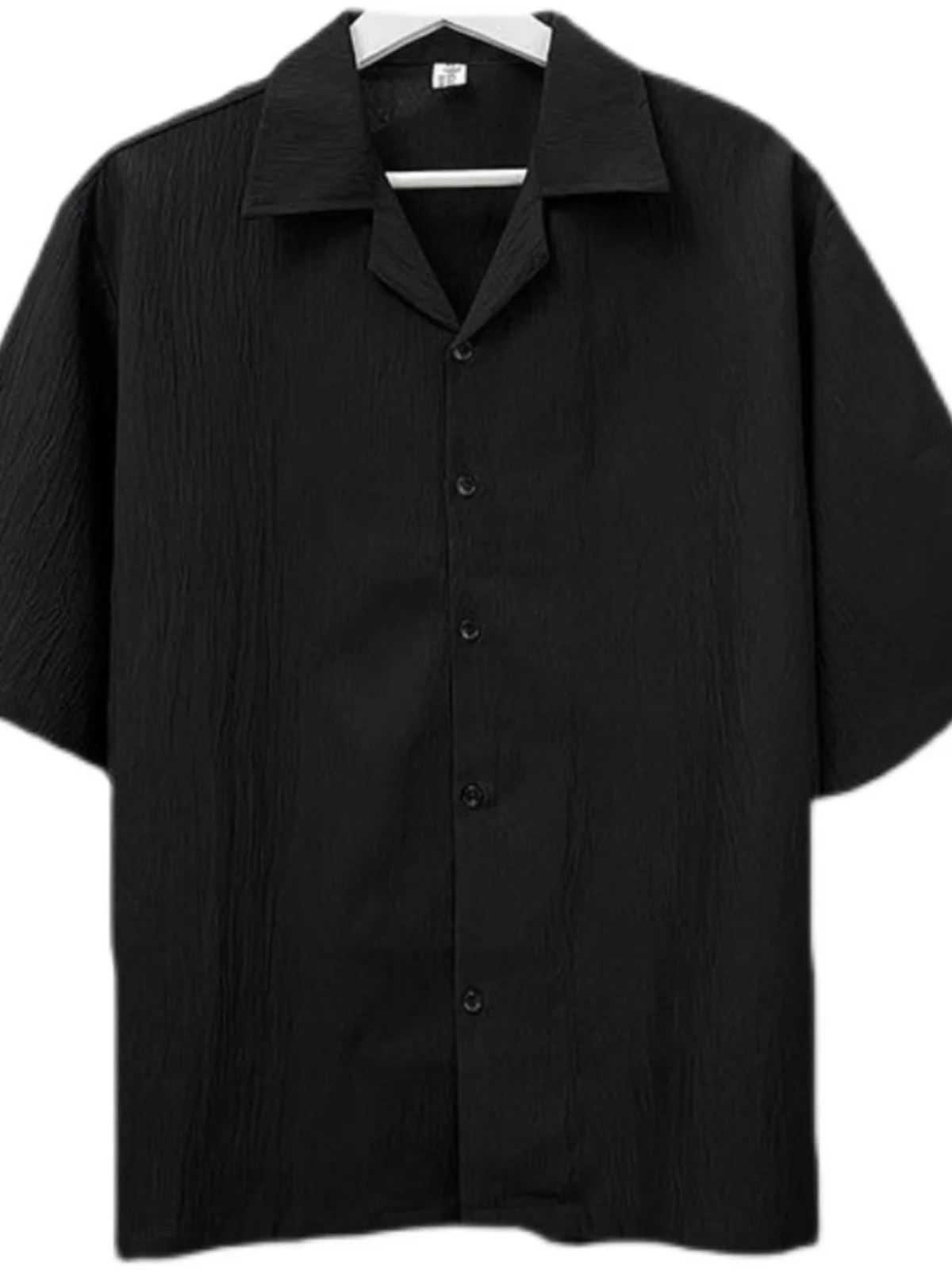 

Мужской сложенный irt ort Sve Loose Cuban Collar Summer Trend Design f Sve Top Youth Vitali Regular Fit Water Wa