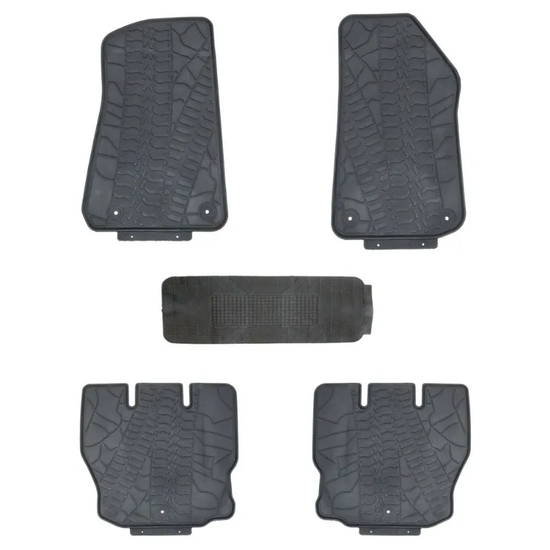 Floor Mats for 2019-2024 Jeep Wrangler JL Unlimited 4 Door All Weather Rubber United States