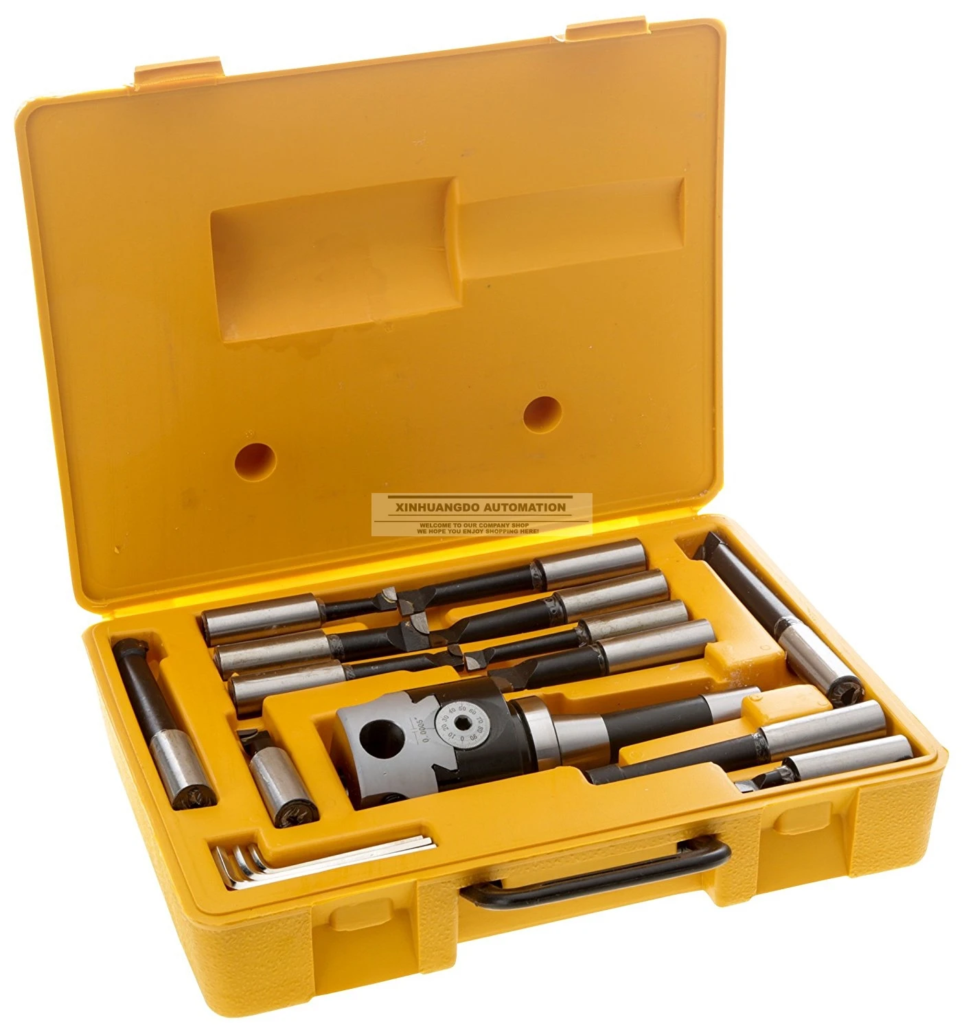 

MT4 taper,F1-18 75mm boring head with MT4 shank and 12pcs 18mm boring bars,boring head set,F1 boring head