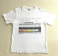 Roland TR 808 T shirt Rhythm Composer Japan exclusive Rare Techno Hip Hop House
