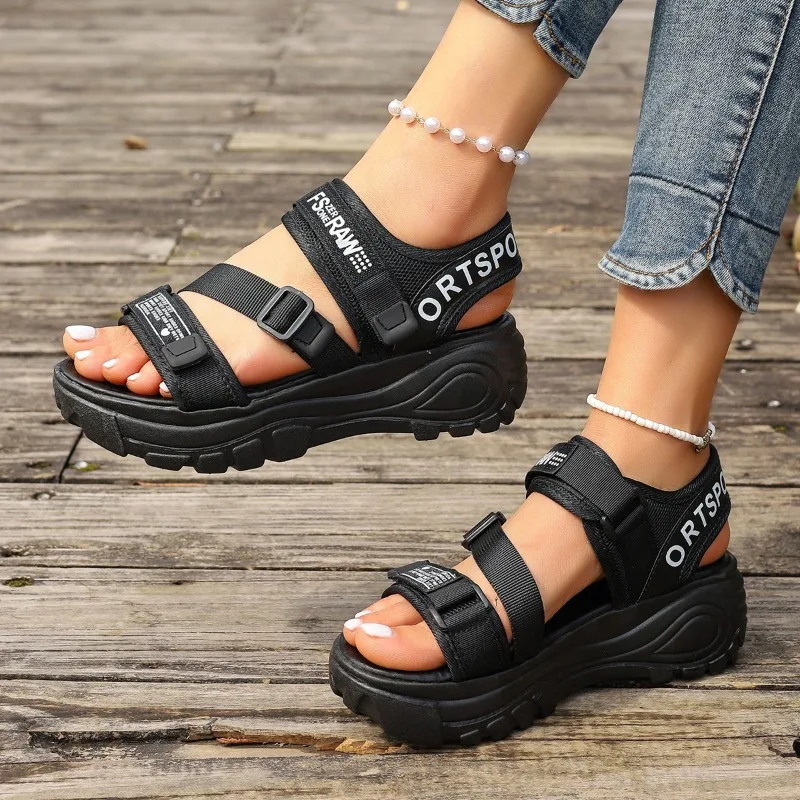 

2025 NEW Platform Shoes Summer Plus Size Shoes for Women Luxury Sandals Women Designers Heels Wedge Platform Sandals