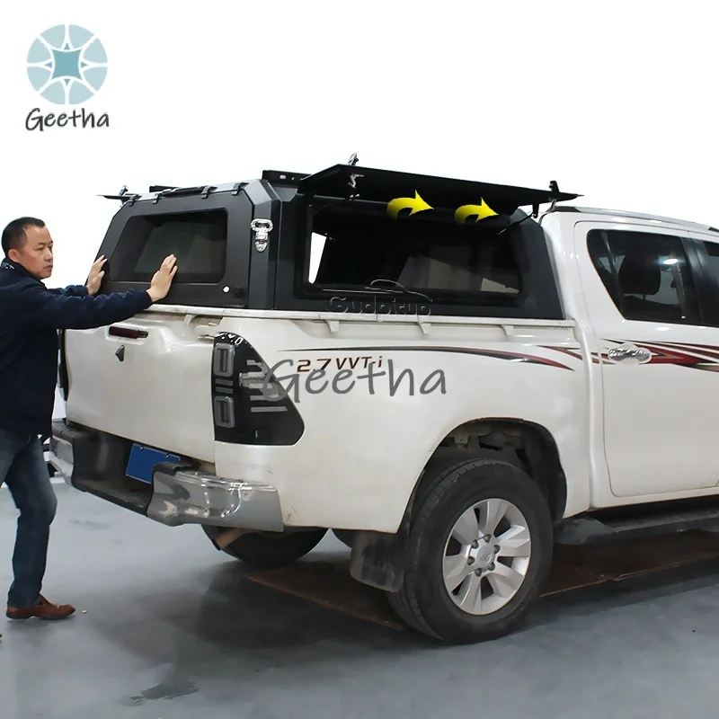 For Pickup Steel Dual Cab 4x4 Offroad Camper Hardtop Canopy for Lc79 Amarok Canopy Toyota Hilux Changan Hunter