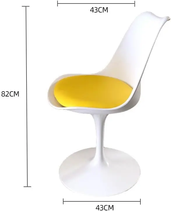 Deask-Table Ronde Créative pour délégations et Petit Appartement, Table de NégDynation Simple, Loisirs, Maison, Tulipe, 73