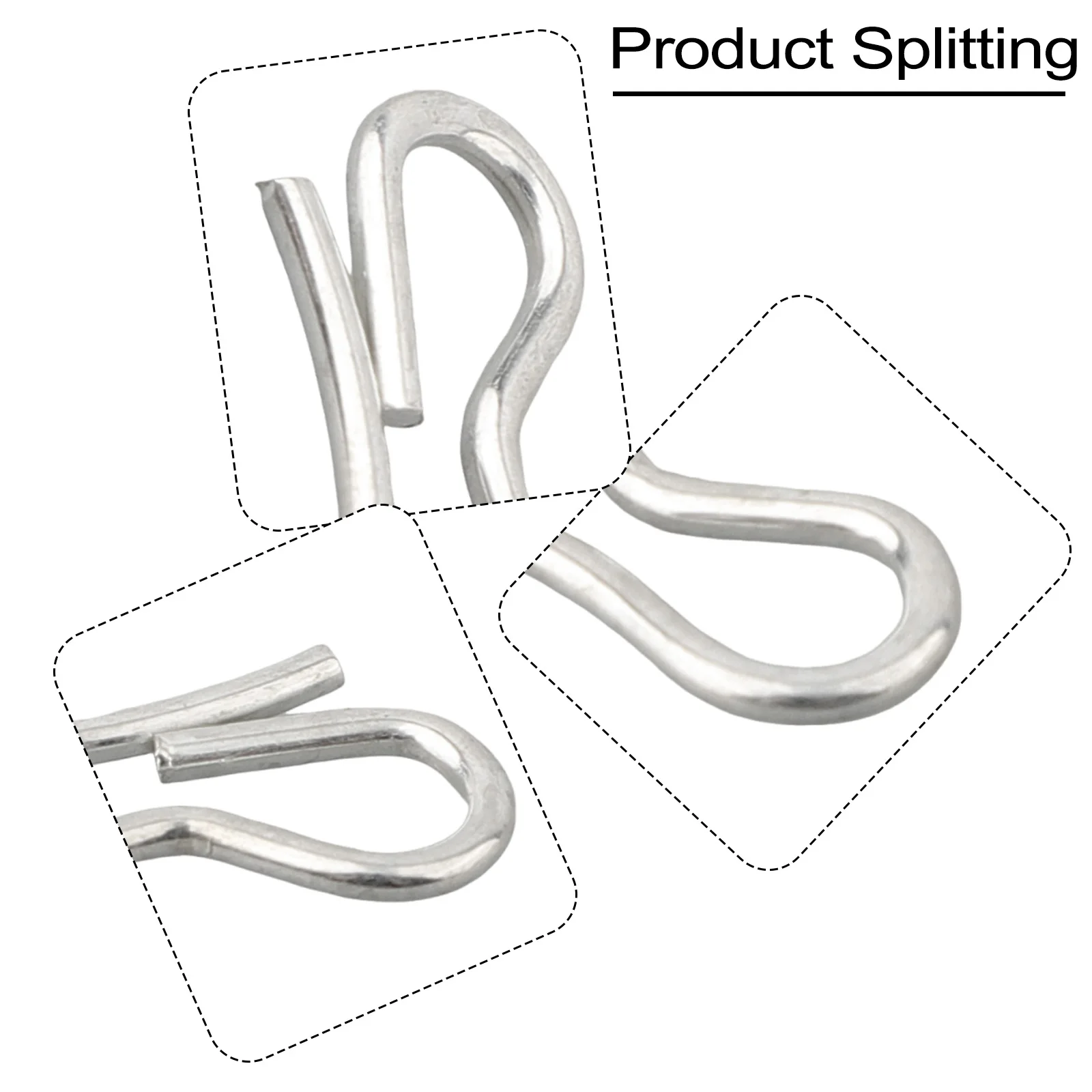 8Pack Bow Tie Cotter Pins Compatible With 714-04043, 714-04040, 532194208, 194208 Garden Trimmer Tools Lawn Mower Accessories