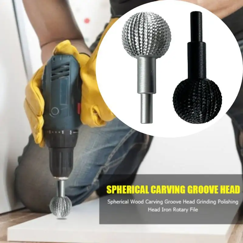 41.2mm Spherical Spindles For Ball Angle Grinder Wooden Groove Carving Tool Angle Grinder Handmade Woodworking Cutting & Shaping