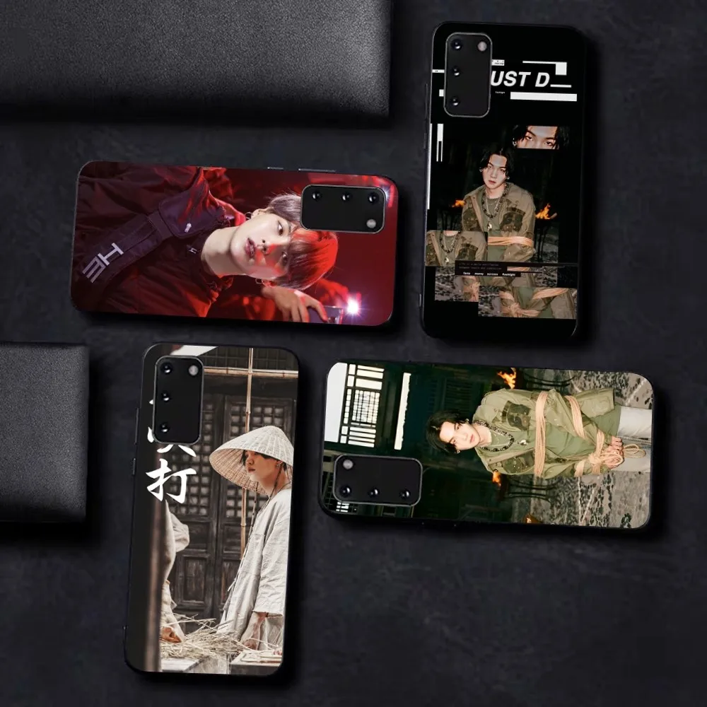 KPOP Agust D Phone Case For Samsung S 9 10 20 21 22 23 30 23plus lite Ultra FE S10lite Fundas