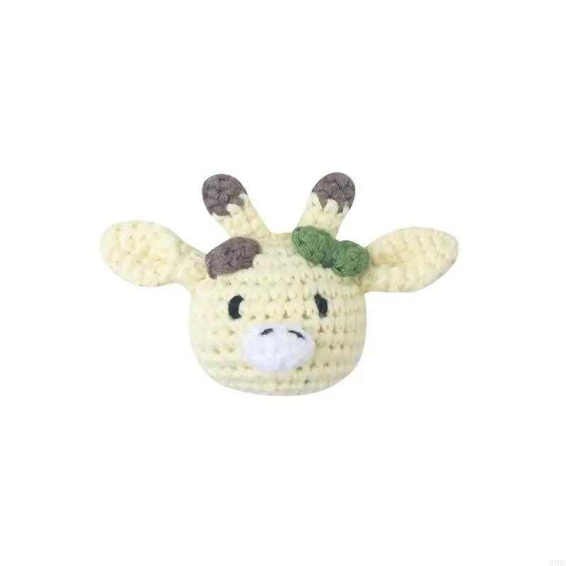 97BE Animal Crochet Beads Knitting Beads Suitable for DIY Teething & Sensory Play