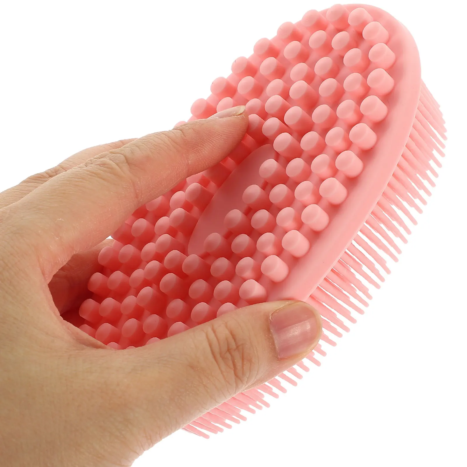 

3Pcs Body Washing Brush Silicone Shower Scrubber for Exfoliating Bathing Lightweight Compact Grip Easy Clean Legs Arms Tender