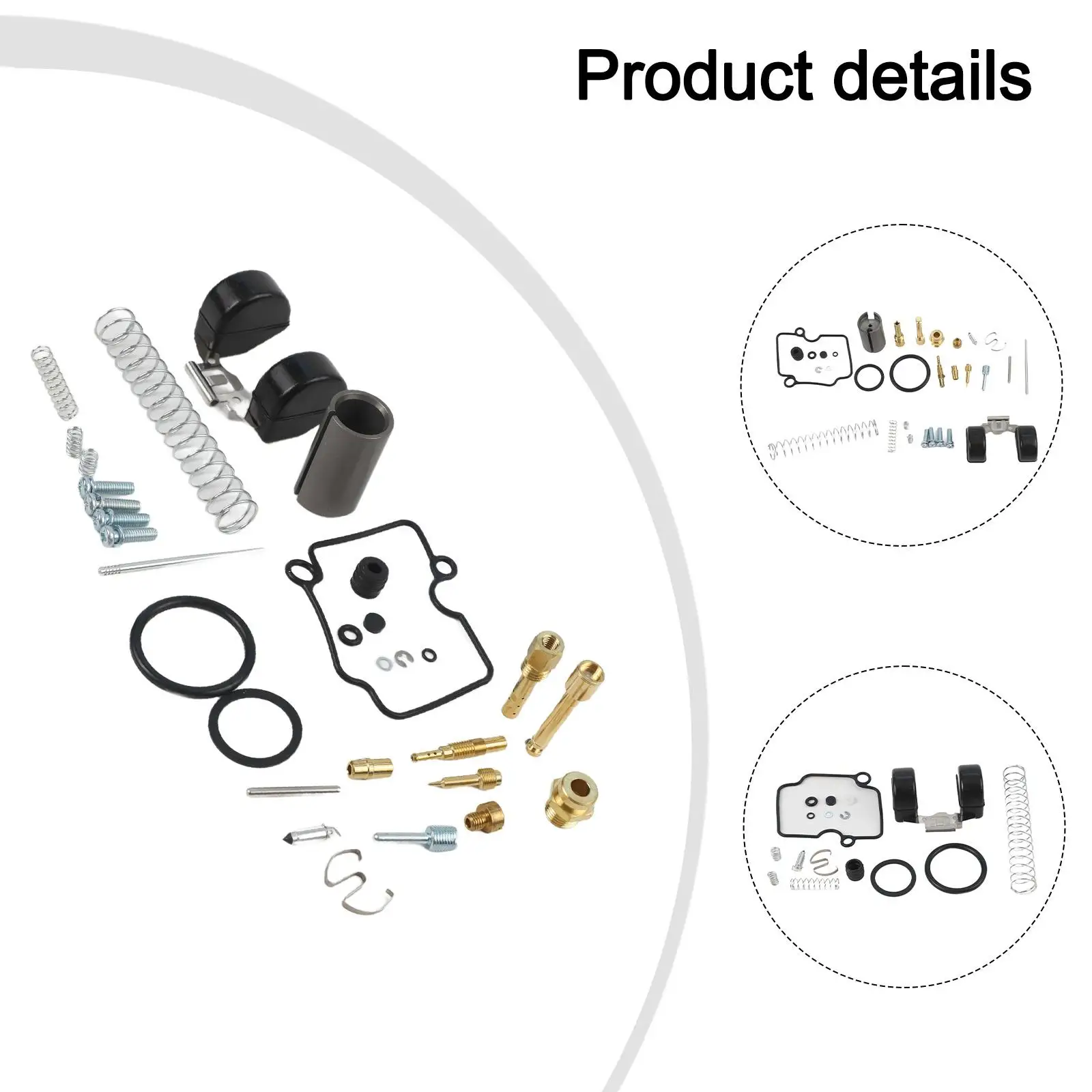 As Shown In The Picture for mikuni VM22 Carburetor Rebuild High Universality Non-deformation Parts Quick Installation