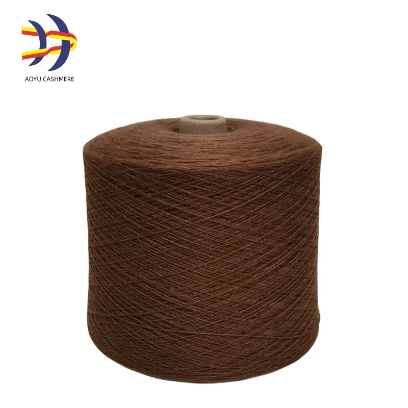 Pure Cashmere Yarn 100% Cashmere 2/26Nm Fineness 16.2-16.5um Knitted Sweater Scarf Socks 100% Cashmere Fabric