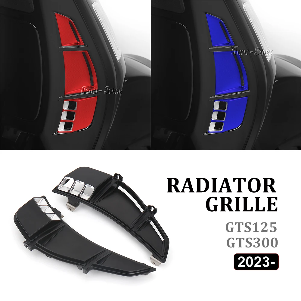 

Radiator Grille Guard Protector Cover Air Inlet Grids Sei Giorni 2024 For Vespa GTS 125 300 GTS125 GTS300 GTS Super 2023-2025