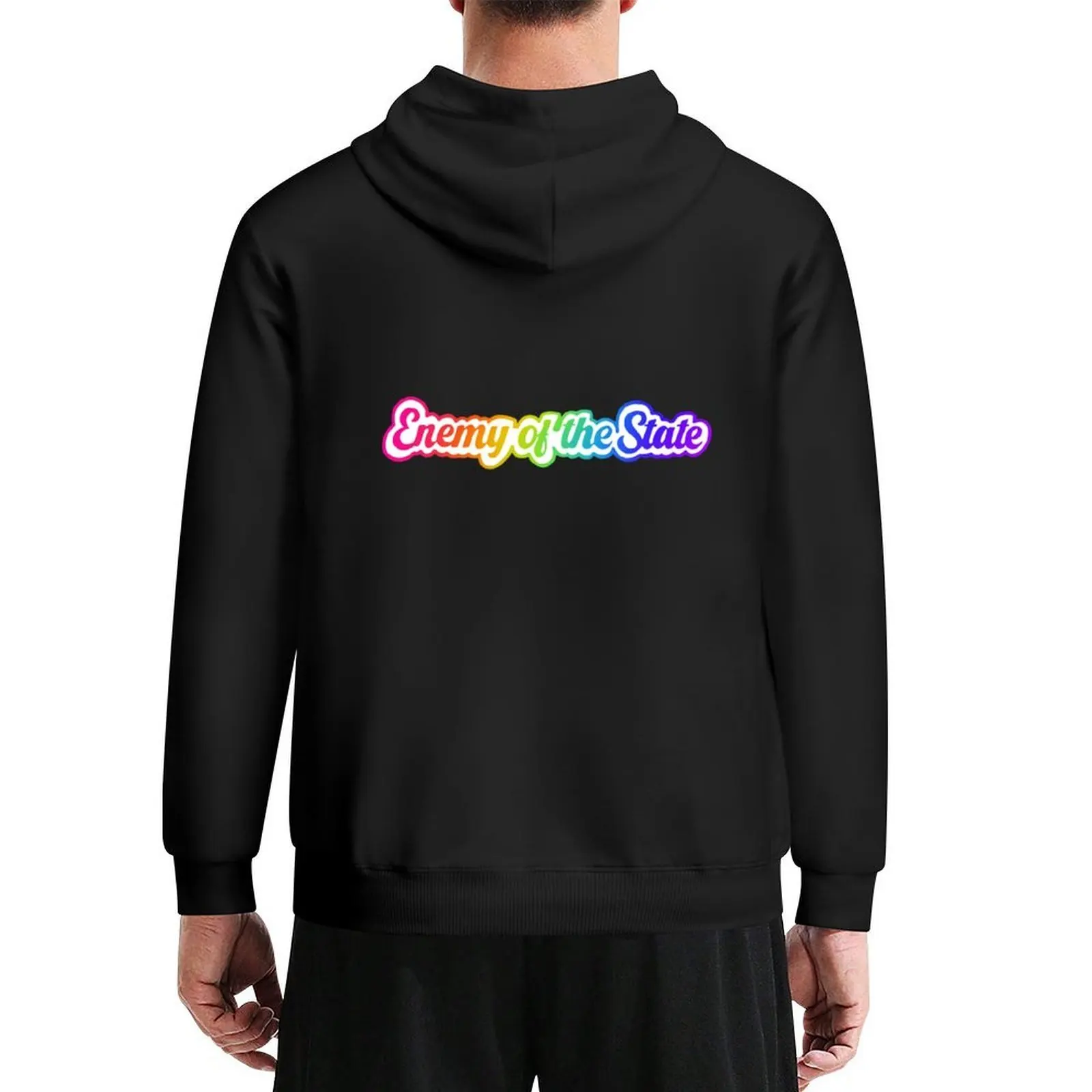 

Enemy of the State - 90’s Rainbow Neon Hoodie anime clothing autumn men's clothes new in hoodies