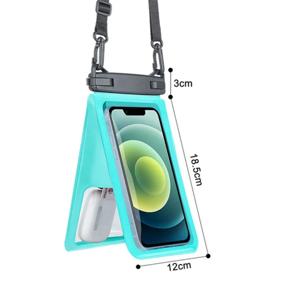 

Transparent Mobile Phone Waterproof Bag IPX8 Universal Underwater Dry Bag PVC Sealing Strip Swimming Waterproof Bag Beach Diving