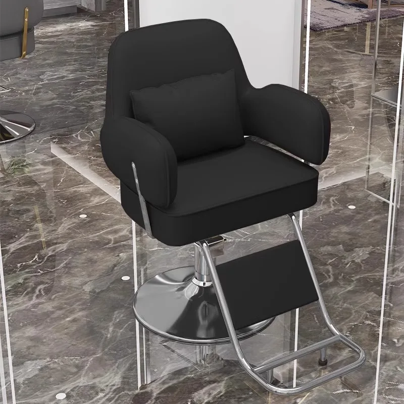 

Barbershop Styling Luxury Round Salon Chair Equipment Sillones Para Barbería Парикмахерская Тележка Barbershop Chair Cadeira