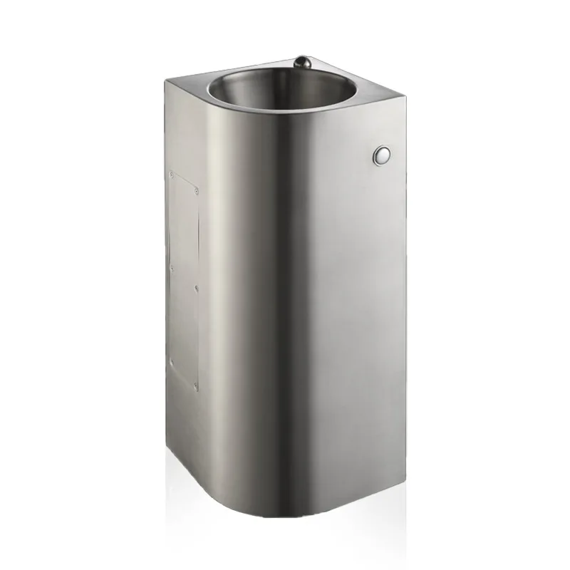 

Колонная раковина из нержавеющей стали, инженерная раковина, встроенная раковина от пола до потолка