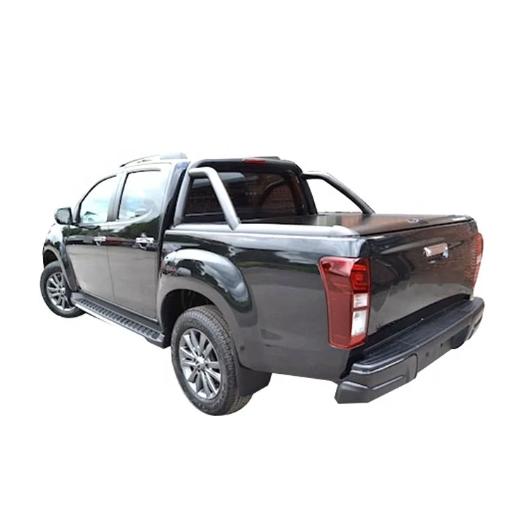 Chinese Manufacture Retractable Tonneau Cover Pickup Truck Bed Cover Roller Lid For 2015 Dmax