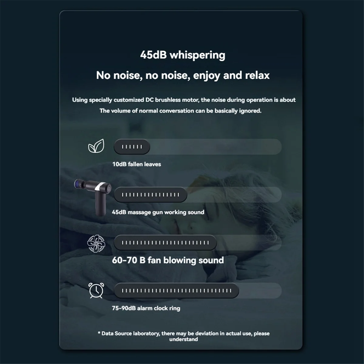 جهاز تدليك العضلات المحمول من BAADE مع حقيبة حمل، جهاز تدليك الجسم بالضغط الساخن والبارد، جهاز تحفيز استرخاء العضلات العميق