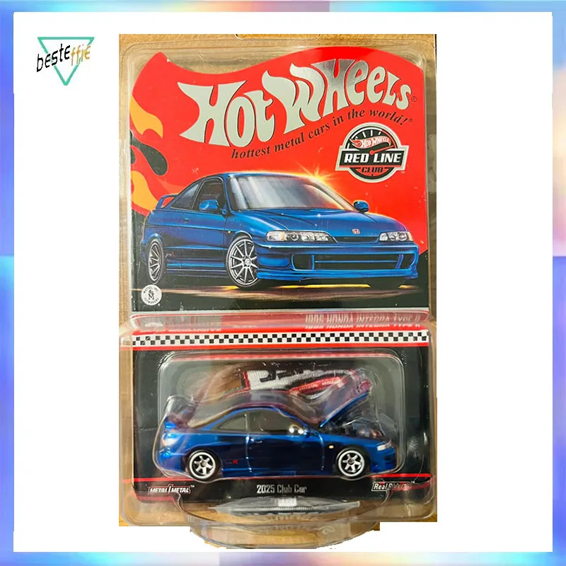 

1/64 Hot Wheels Red Line Car Model RLC 1996 Honda Integra Type R Model Limitied Collectible Model Room Ornament Boy Toy Gift