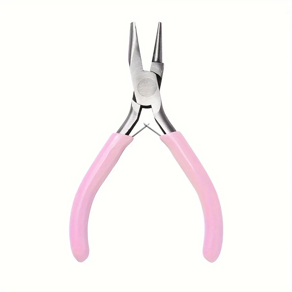 A 12.7 cm round-nose pliers, wire bending pliers, precision pliers, wire bending tool, DIY jewelry making craft tool