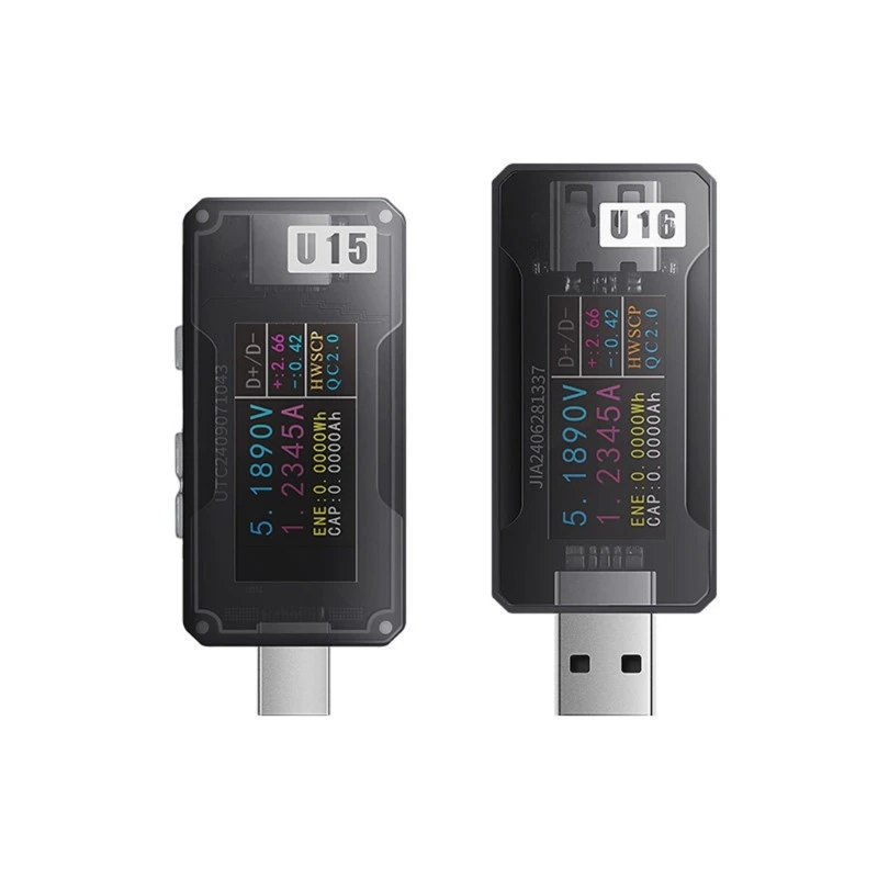 U55C Professional Chargers Tester Measures Voltages Current Power Capacity Precisely