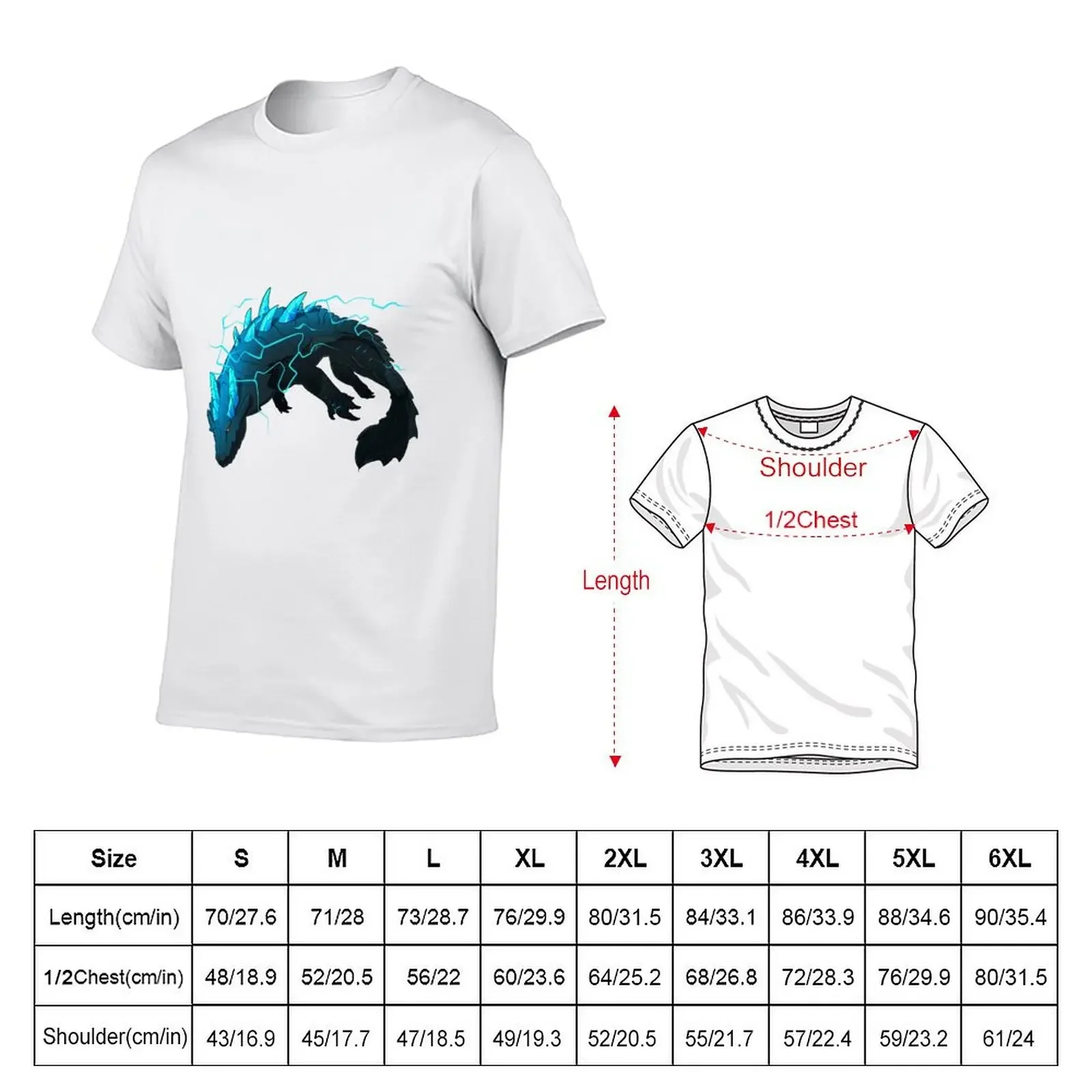 Abyssal Lagiacrus CC T-Shirt anime clothes anime essential t shirt blanks mens graphic t-shirts pack