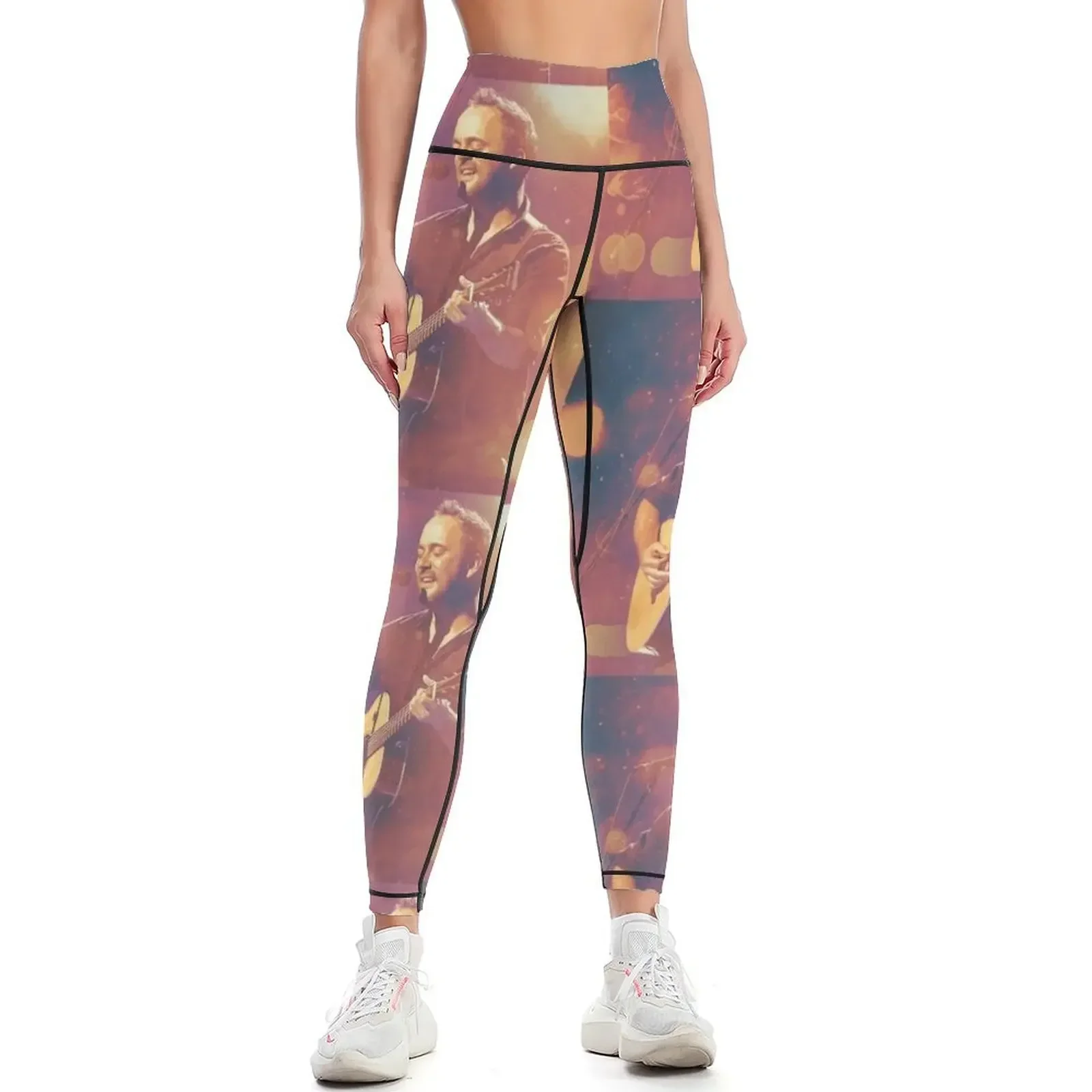

rob2 dave bin matthews cox tour 2020 Leggings gym pants push up tights for fitness set gym sports for push up Womens Leggings