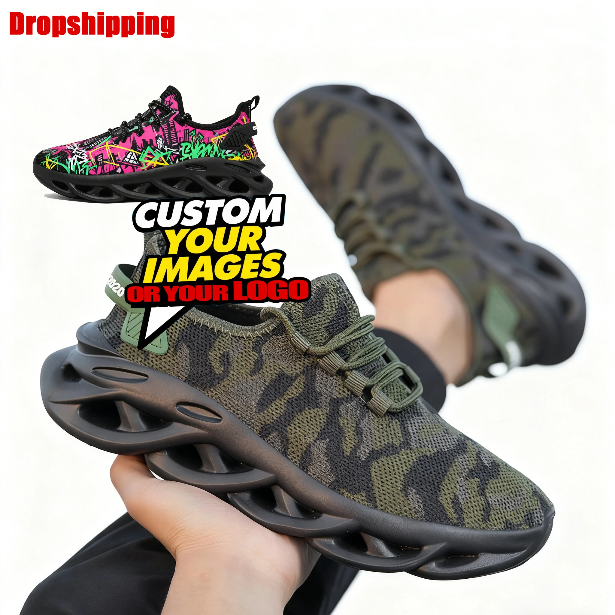 

Mens Running Shoes 2025 New Professional Cushioned Breathable Marathon Fashion Sports Training Kightweight Sneakers for Man