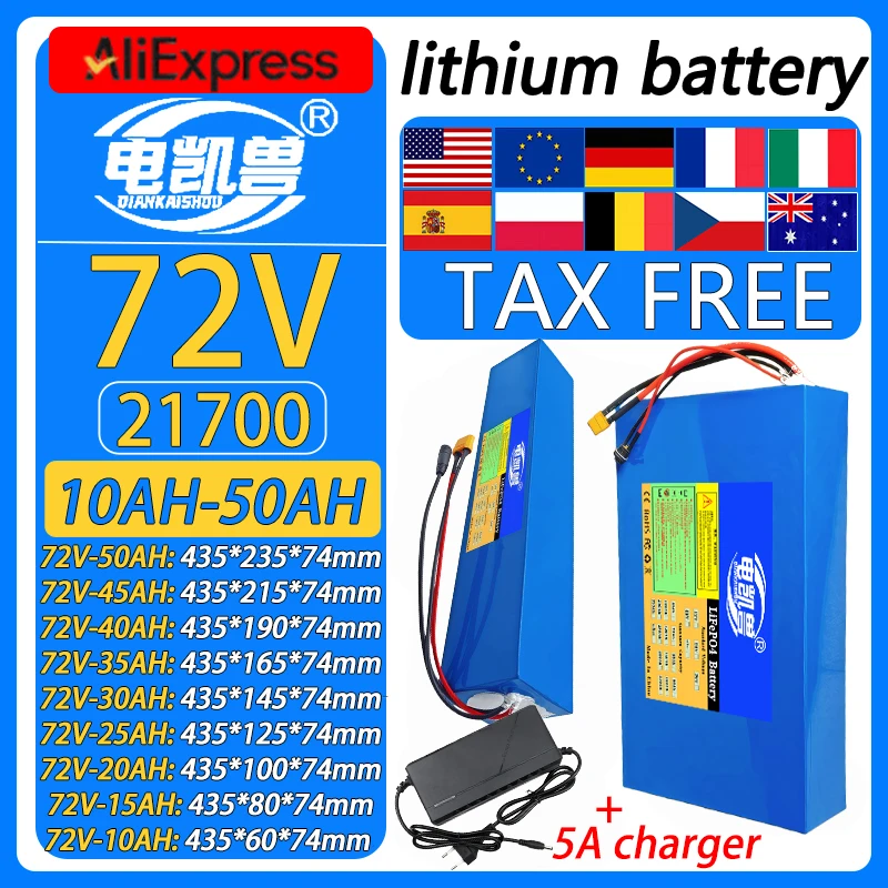 New 72V 50Ah 45Ah 2…